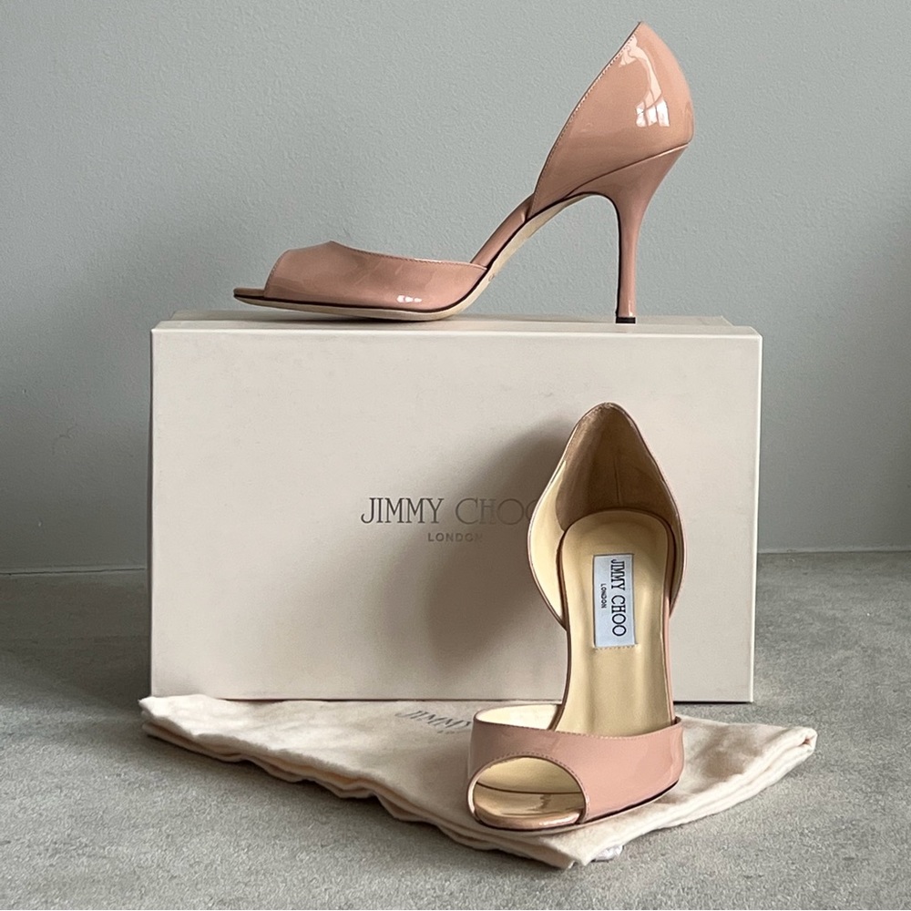 NWT Jimmy Choo 131 Logan Heels in Blush